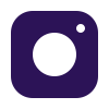 A square with rounded edges with two circles inside that resemble a camera - an icon that represents White Raven's 'App Development' services. 